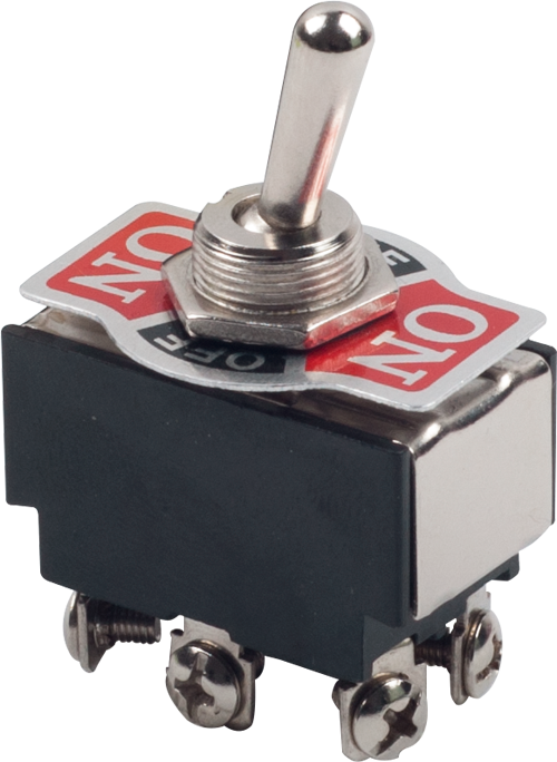 ON/OFF/ON METAL TOGGLE SWITCH