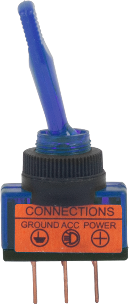 ON/OFF MAVİ IŞIKLI GEÇİŞ ANAHTARI (PC TERMİNALLİ, 3 BACAKLI) product image