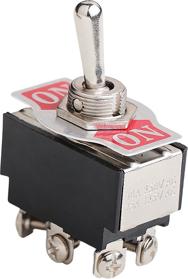 ON/(ON) METAL GEÇİŞ ANAHTARI (VİDA TERMİNALLİ, 1 TARAFA YAYLI, 6 BACAKLI) product image