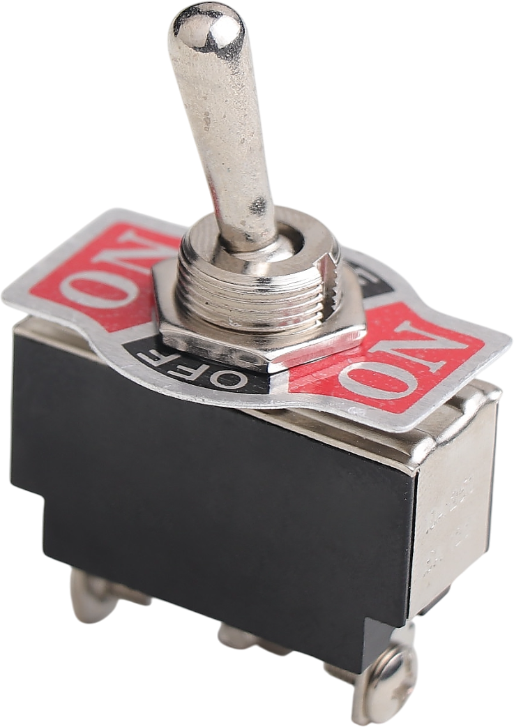 ON/OFF/ON METAL GEÇİŞ ANAHTARI (VİDA TERMİNALLİ, 3 BACAKLI) product image