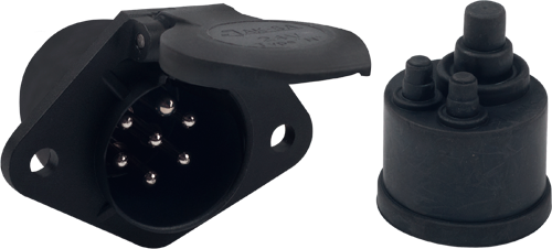  7 POLIGER KUNSTSTOFF-LKW-ANHÄNGERBUCHSE VOM TYP N (ADR-TYP) product image