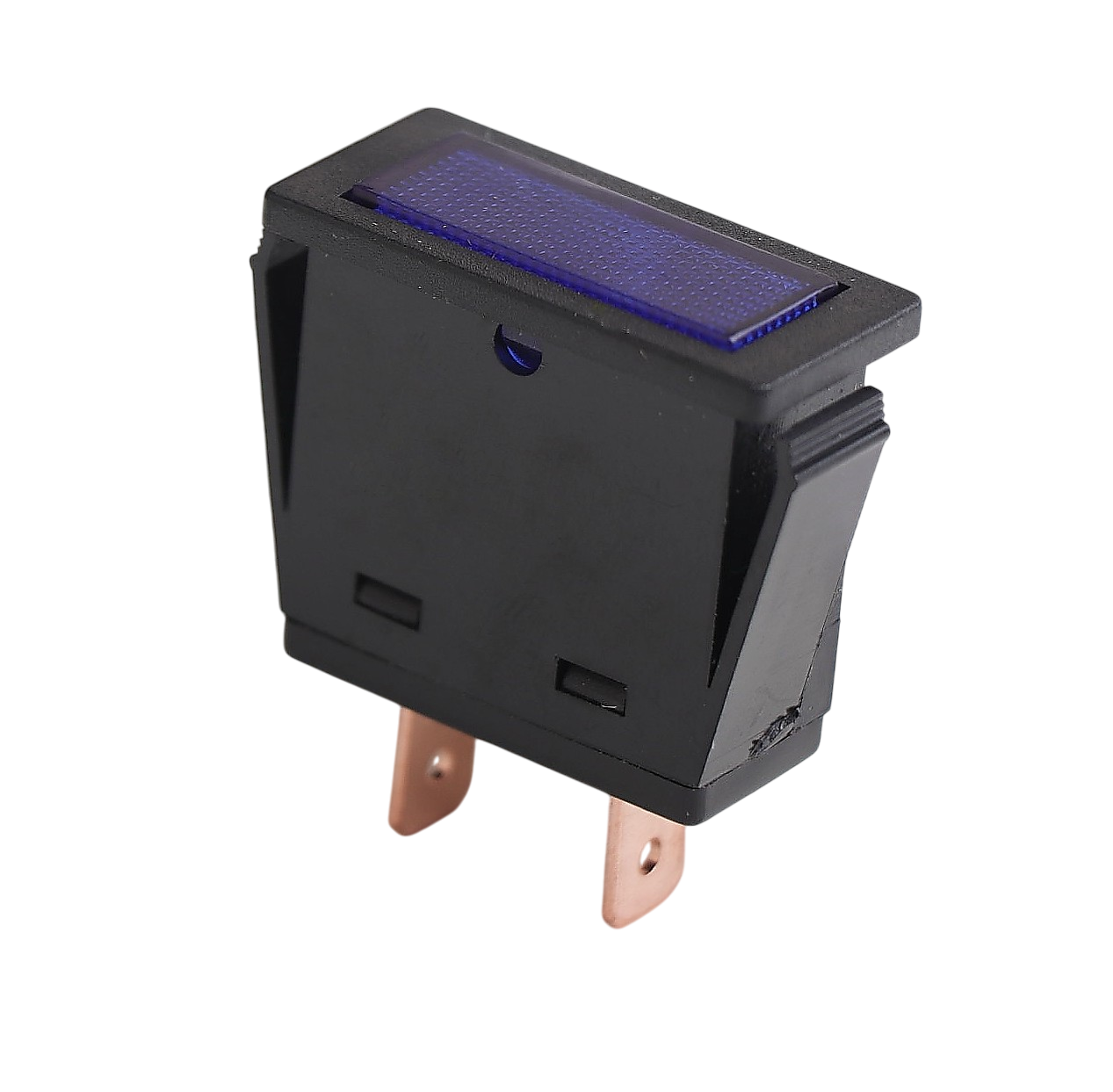 KARE DAR İKAZ LAMBASI MAVİ (TERMİNALLİ, GEÇMELİ 30MM x 11.8 MM) product image