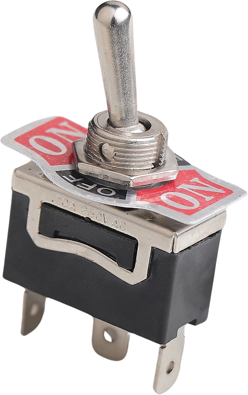 ON/OFF/(ON) METAL GEÇİŞ ANAHTARI (PC TERMİNALLİ, 1 TARAFA YAYLI, 3 BACAKLI) product image