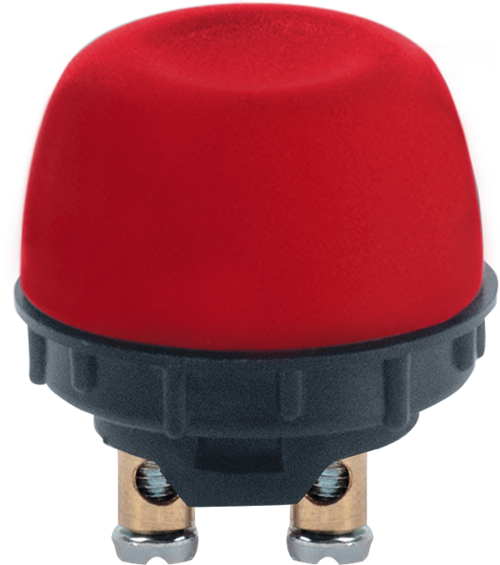 PLASTİK BUTON M25X1  (KIRMIZI ŞAPKALI) product image