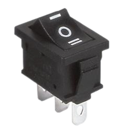 ON/OFF ÇERÇEVELİ KIRMIZI YUVARLAK ANAHTAR (25A, 12V) product image