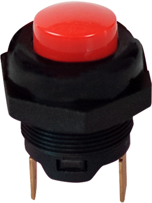 PLASTIC PUSH BUTTON M22X1 (TERMINAL TYPE,RED) product image