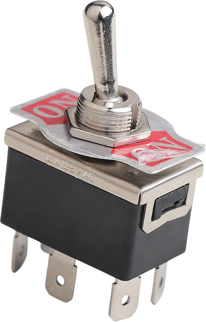 ON/ON METAL GEÇİŞ ANAHTARI (PC TERMİNALLİ, 6 BACAKLI) product image