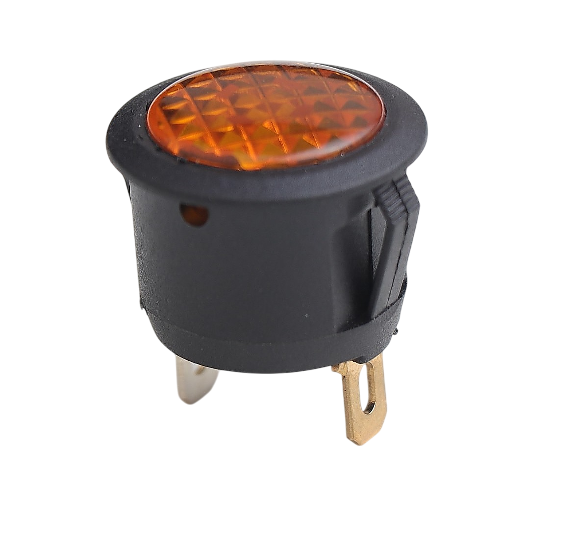 SARI İKAZ LAMBASI (TERMİNALLİ, GEÇMELİ Ø20 mm) product image