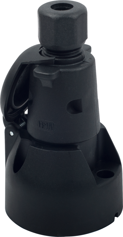 7 POLIGER TYP N TYP KUNSTSTOFF TRAKTOR ANHÄNGER STECKER- UND BUCHSENSATZ (MIT BUCHSENANSCHLUSS MIT STECKERSCHRAUBE) product image