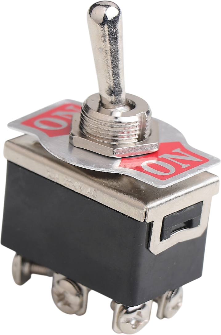 ON/ON METAL GEÇİŞ ANAHTARI (VİDA TERMİNALLİ, 6 BACAKLI) product image