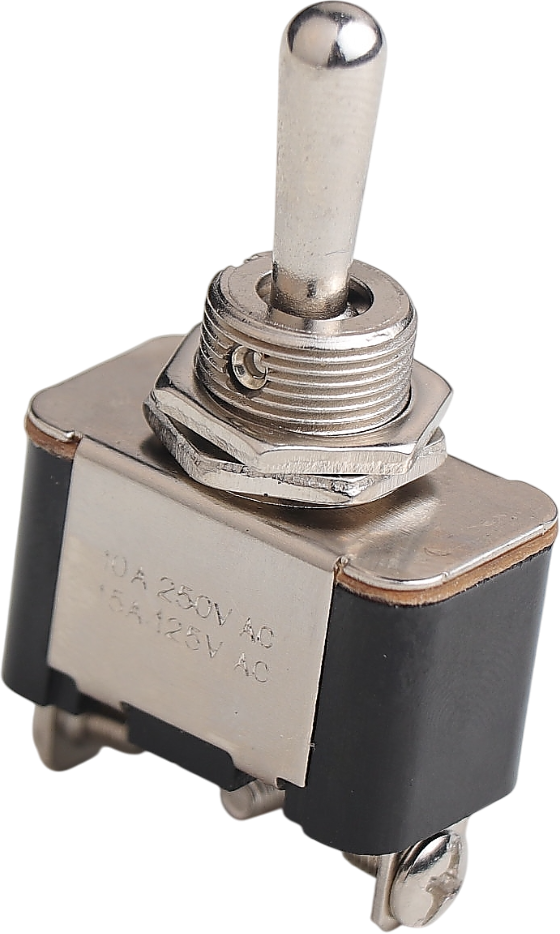 (ON)/OFF/(ON) METAL GEÇİŞ ANAHTARI (VİDA TERMİNALLİ, 2 TARAFA YAYLI, 3 BACAKLI) product image