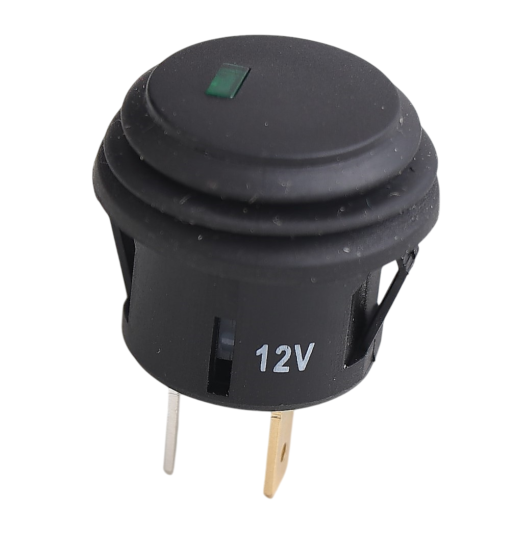 ON/OFF YEŞİL SPOT IŞIKLI BUTON (TOZLUKLU) product image