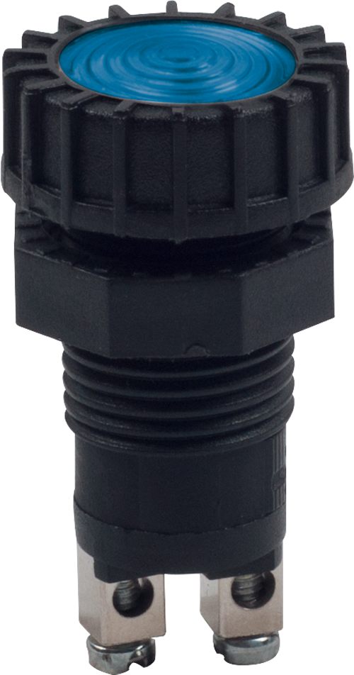 MAVİ İKAZ LAMBASI (KLEMENSLİ, 2W AMPÜLLÜ) product image