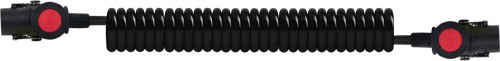 7 PIN EBS TIR TRAILER PLUG  WITH POLYURETHANE CABLE 4,5m (TERMINAL TYPE) product image